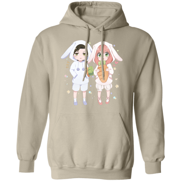 Spy x Family Anya and Damian in Rabbit Costume Hoodie Otaku Store otaku.store