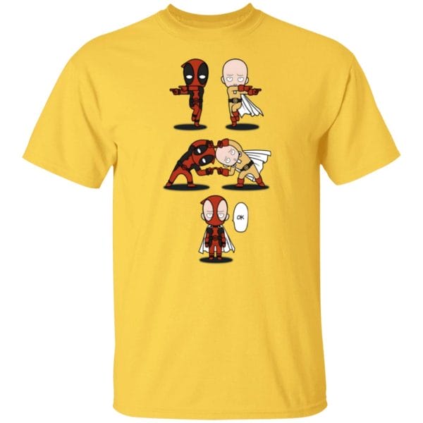 One-Punch Man and Deadpool Fusion T Shirt Otaku Store otaku.store