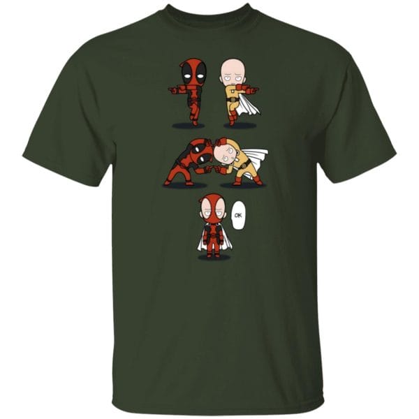 One-Punch Man and Deadpool Fusion T Shirt Otaku Store otaku.store